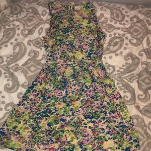 Fit and flare floral dress